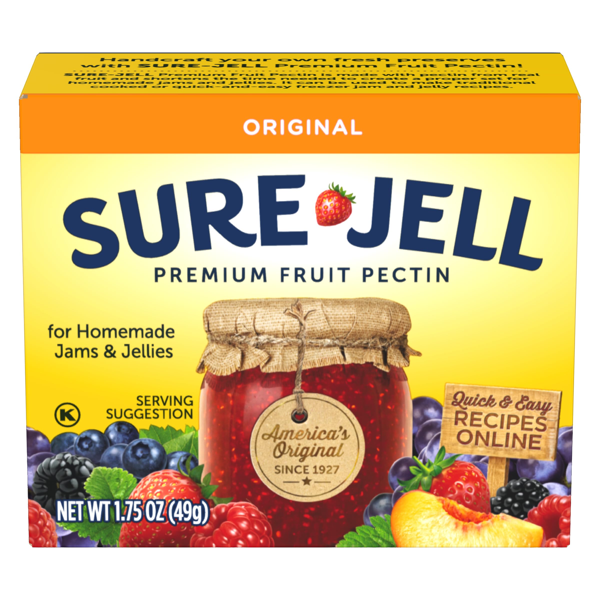 SURE-JELL vista frontal del empaque, conveniencia de compra