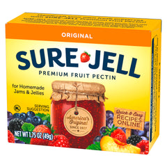 SURE-JELL detalle del polvo de pectina, textura que facilita mezcla