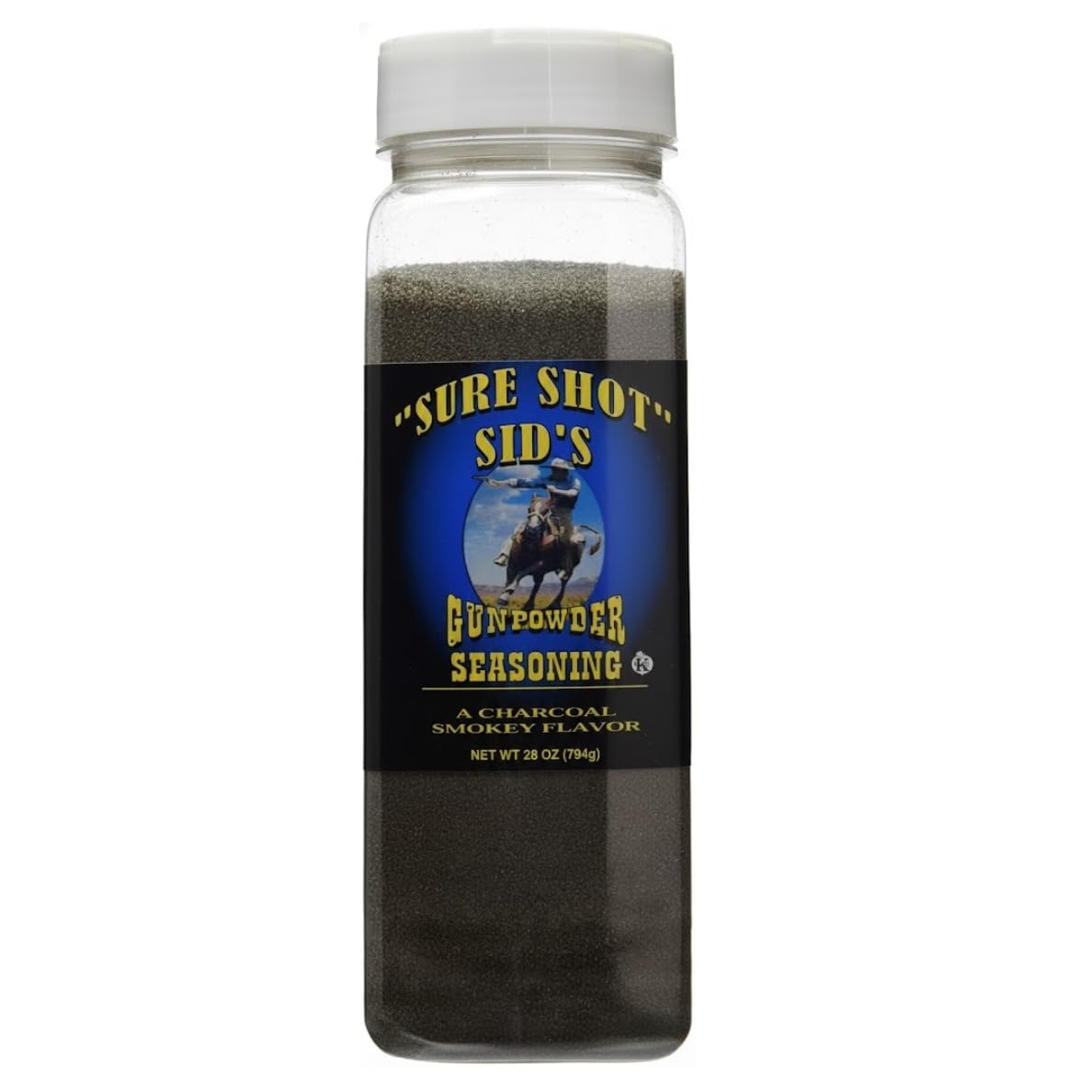 Sure Shot Sid’s envase frontal mostrando 28 oz y etiqueta, mejora presentación