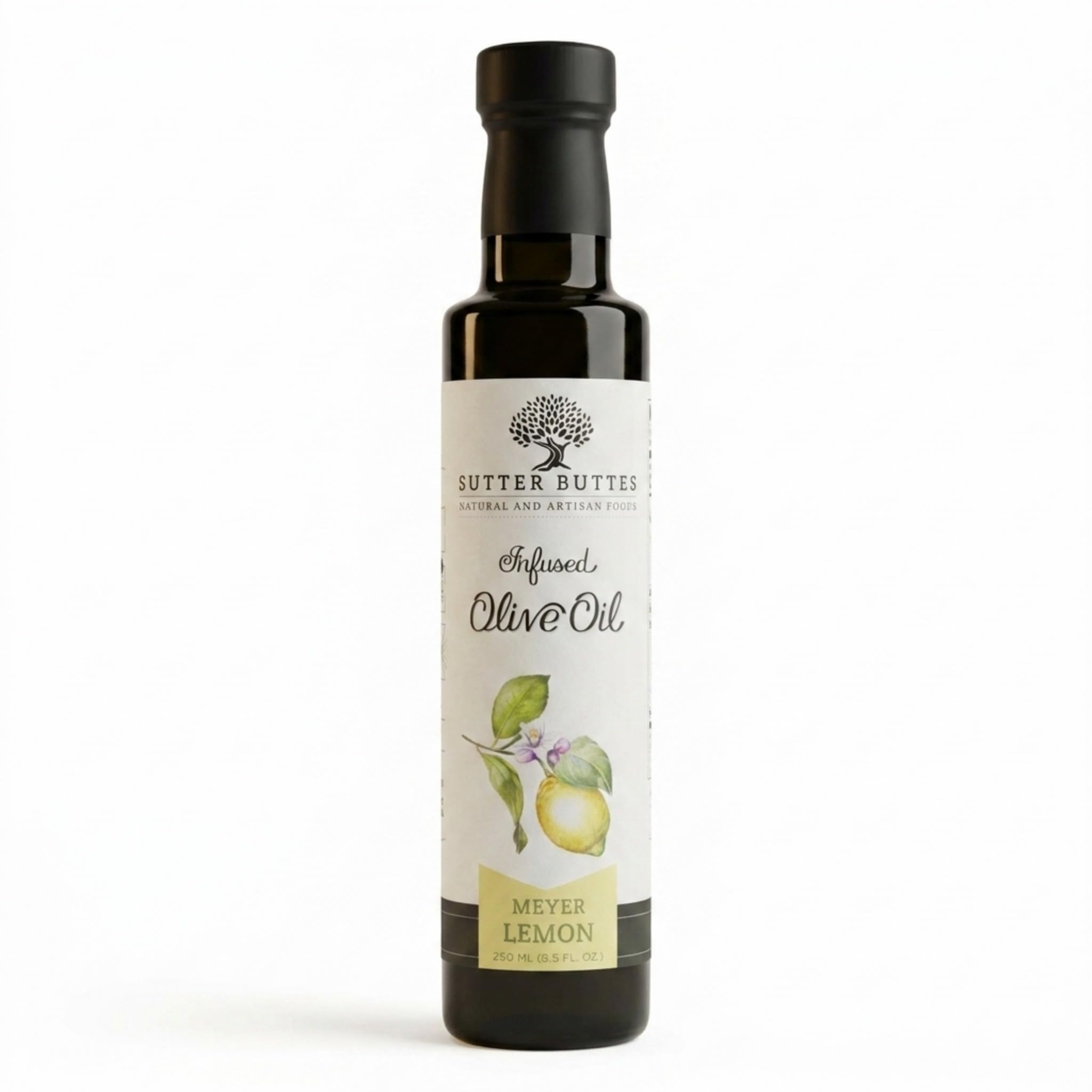 Sutter Buttes botella frontal clara, muestra tamaño y diseño atractivo