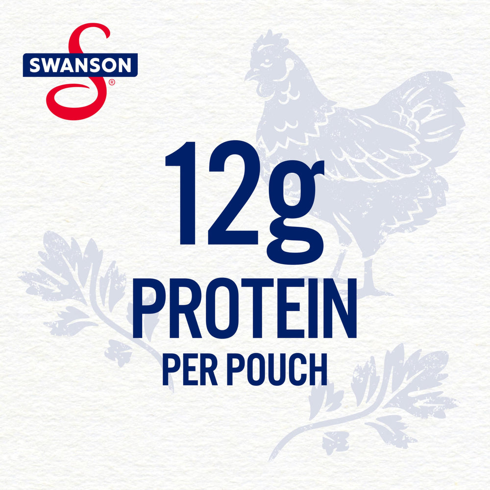 Swanson bolsa en mano, conveniente para transporte y consumo inmediato
