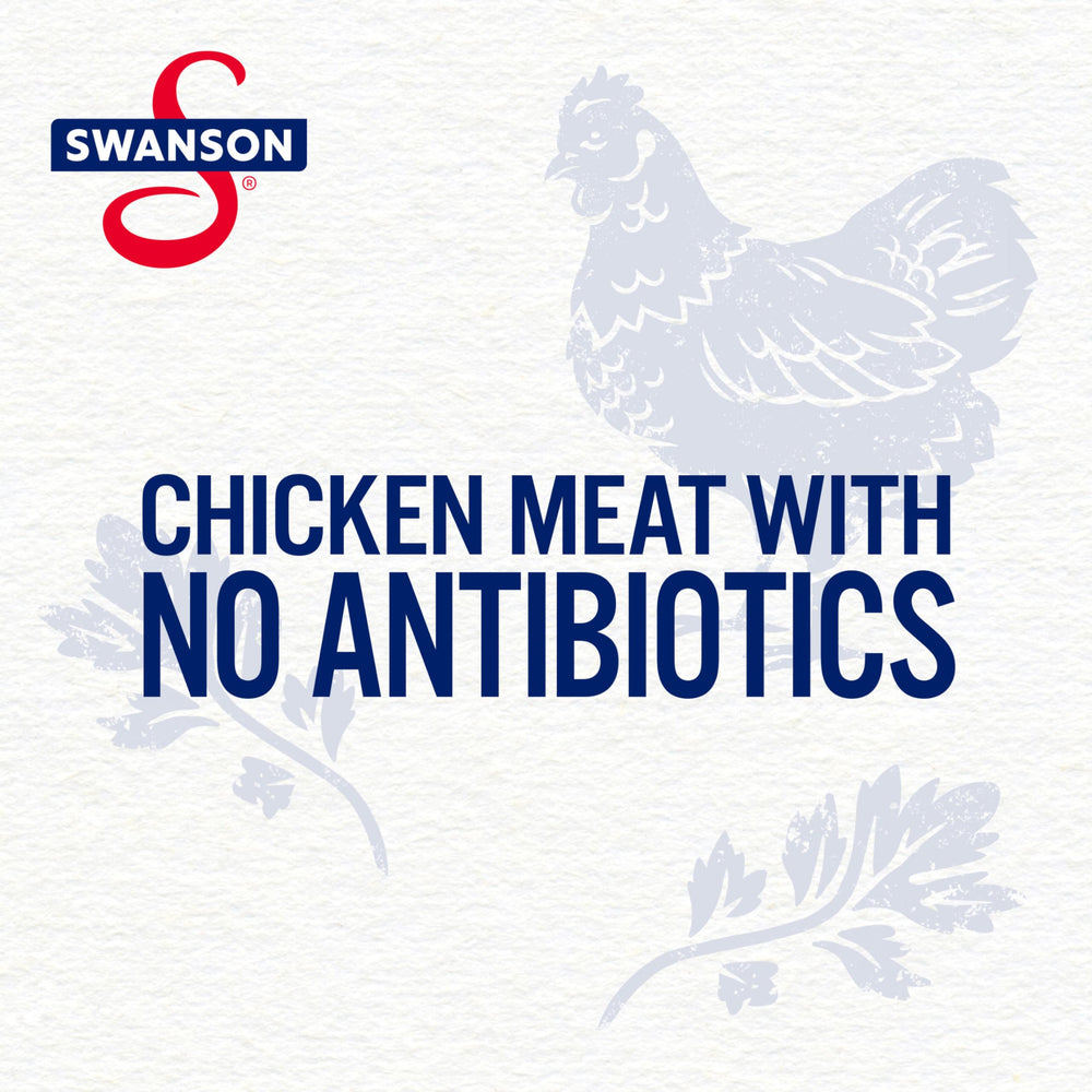 Swanson pollo servido en ensalada, aporta proteína rápida y ligera
