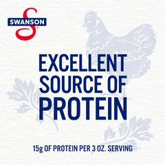 Swanson S etiqueta nutricional legible con información de proteínas
