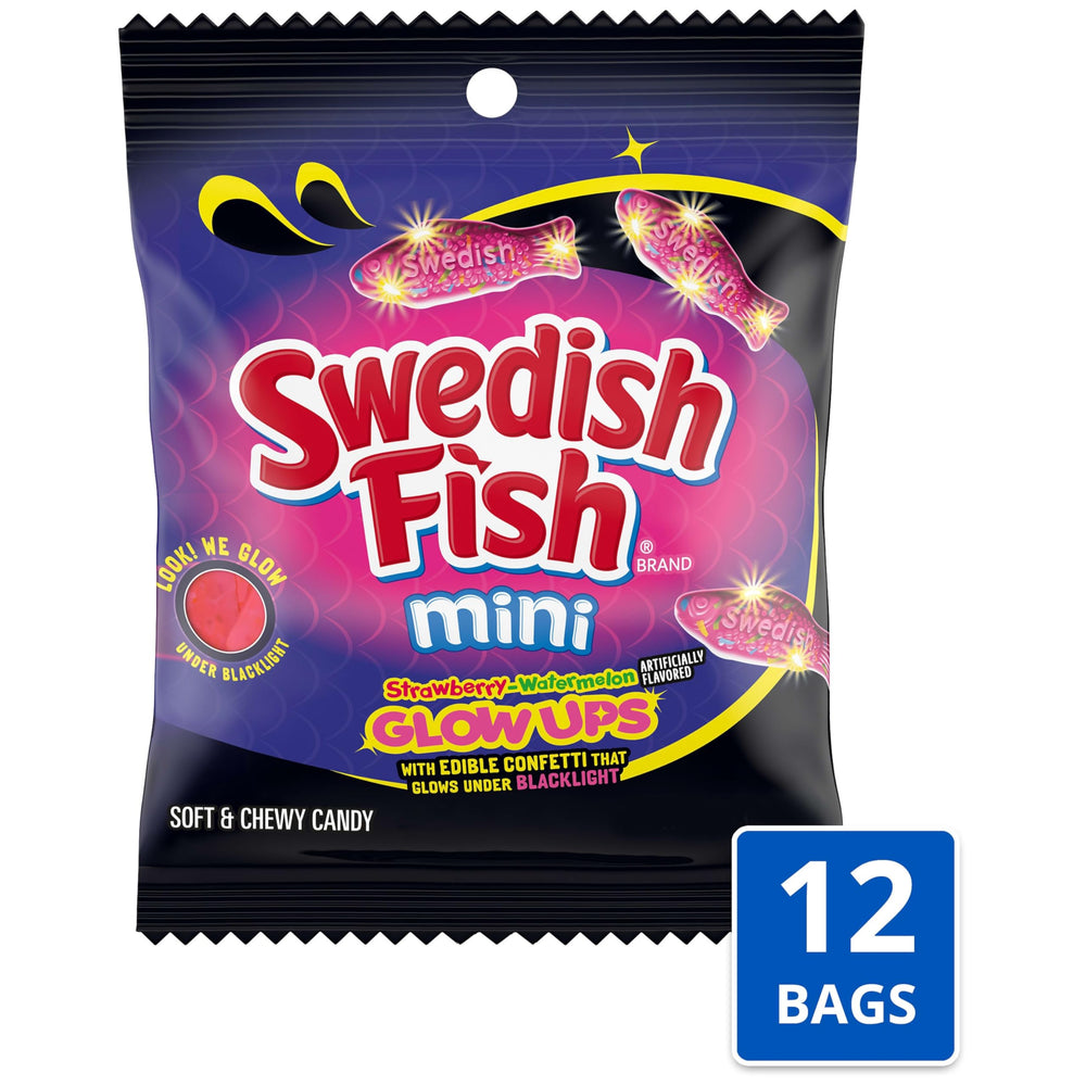 SWEDISH FISH gomitas en plato listas para servir en reuniones