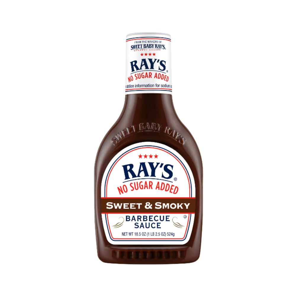 Sweet Baby Ray's salsa vertida en plato para acompañar carnes y dips