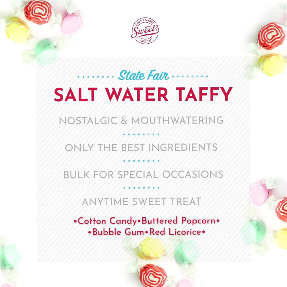 Sweet Candy Company taffy primer plano de textura masticable y calidad