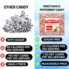 Sweetaholic disco envuelto individualmente, higiene y porción controlada