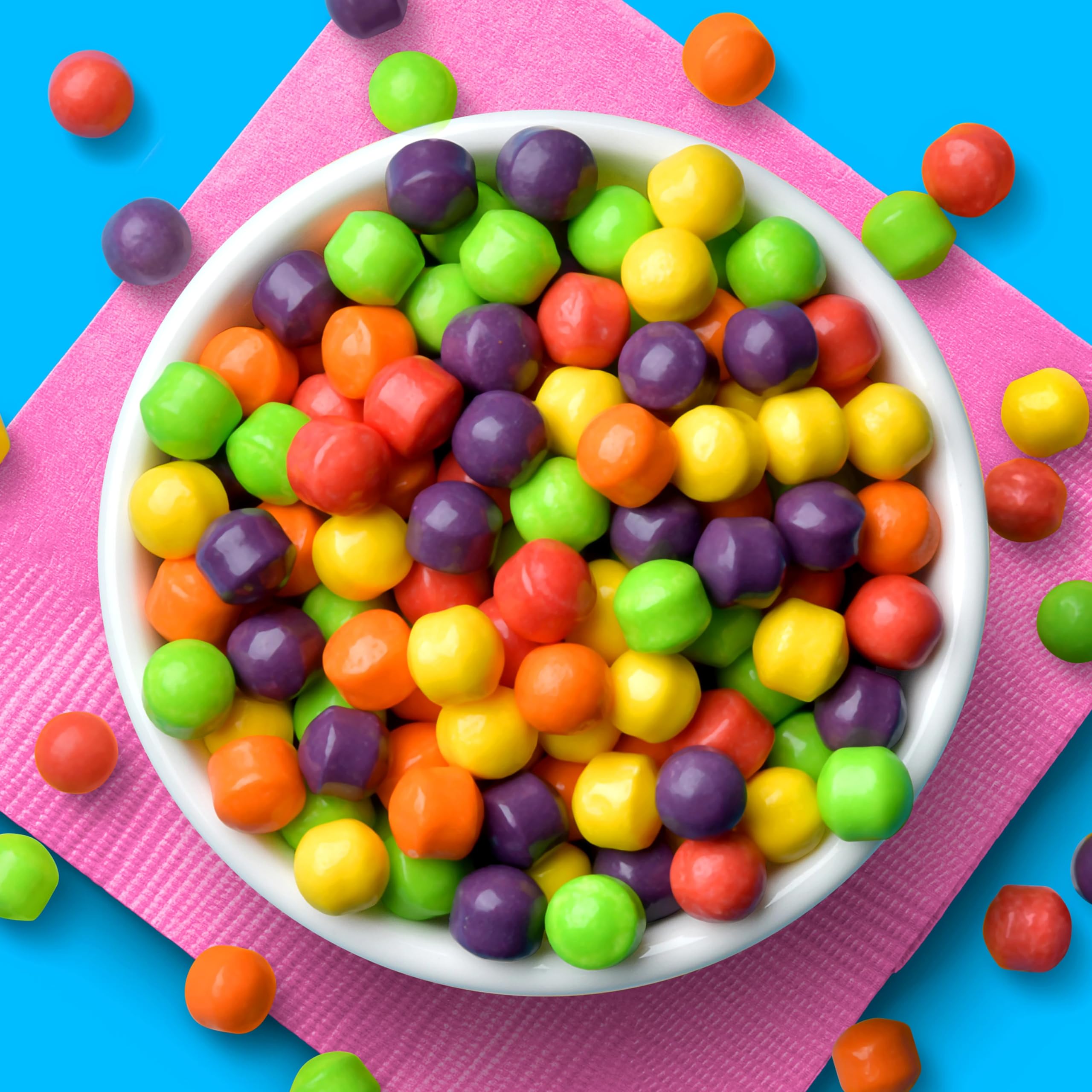 SweeTARTS etiqueta nutricional en el reverso del empaque para verificar ingredientes