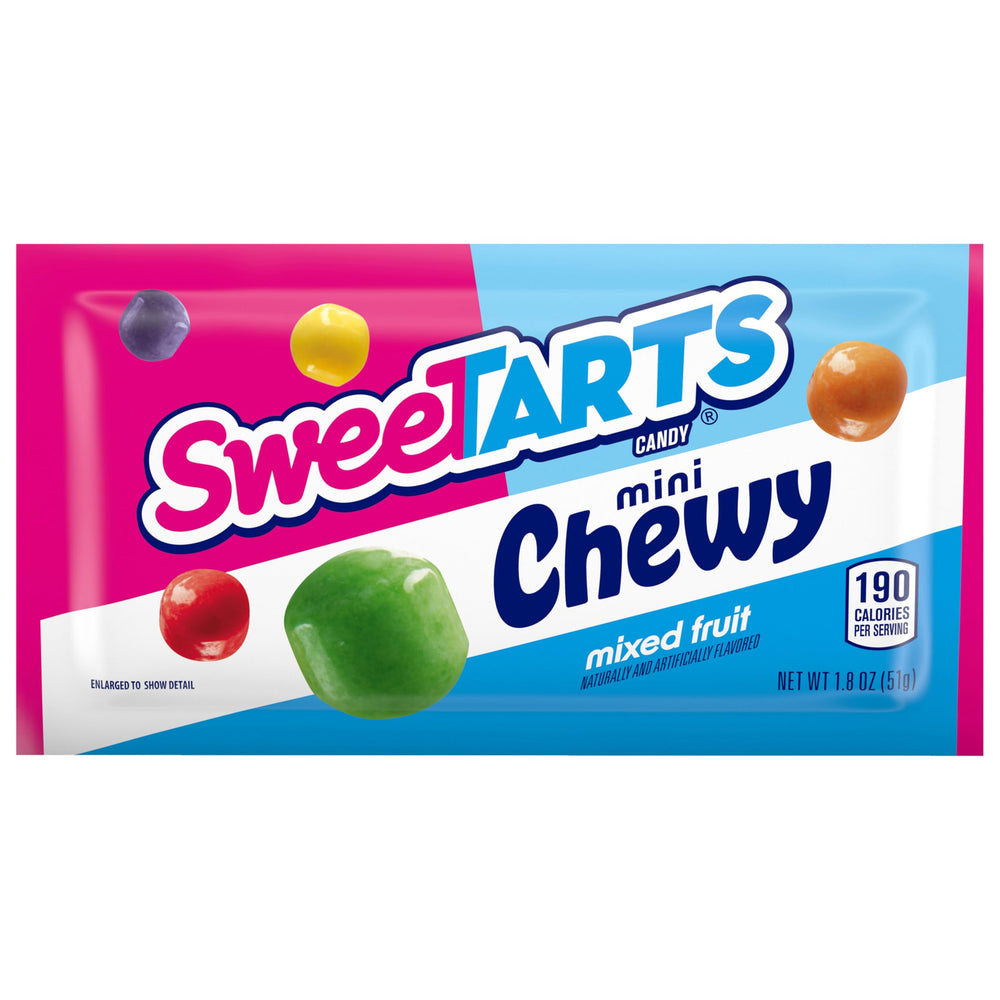 SweeTARTS paquete abierto con sobres individuales listo para consumo y reparto fácil