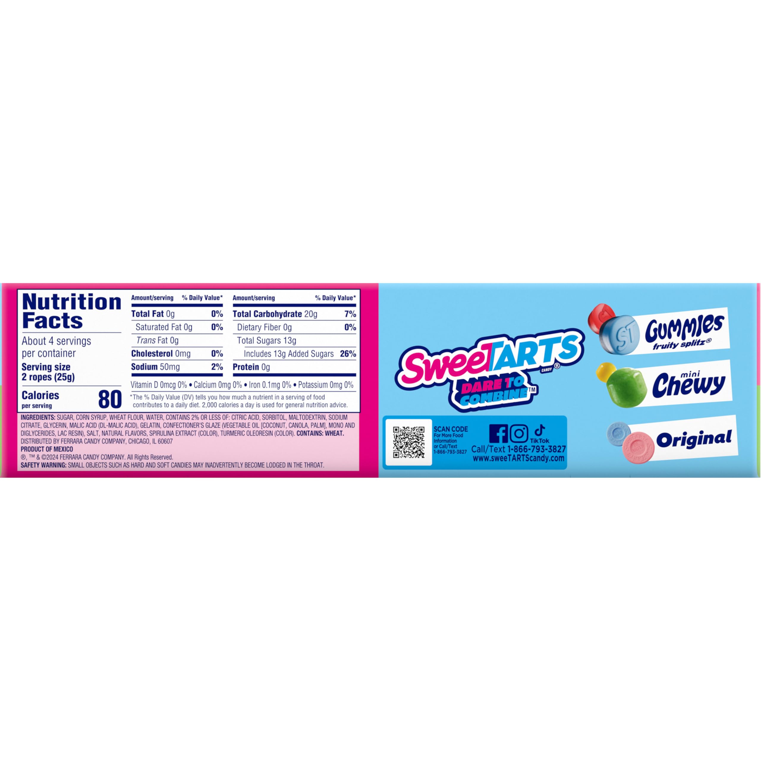 SweeTARTS escena lifestyle con snack en picnic, muestra uso cotidiano