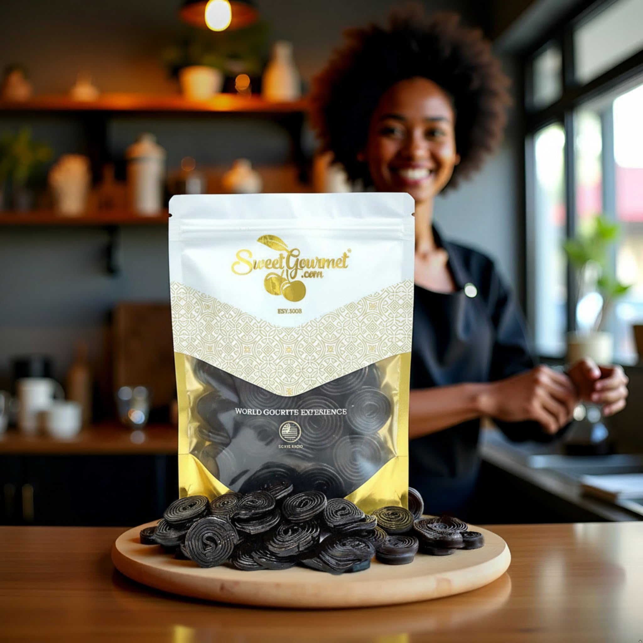 SweetGourmet detalle del cierre zip-lock que conserva la frescura