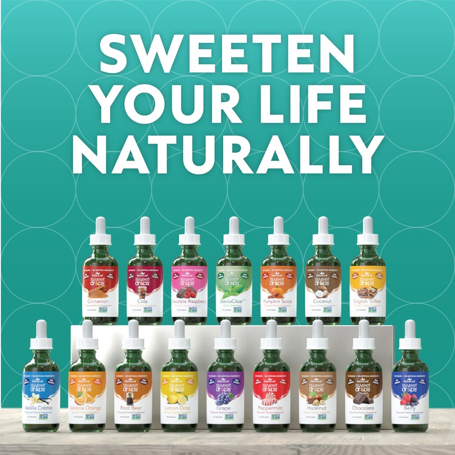 SweetLeaf primer plano de gota líquida mostrando textura y concentración