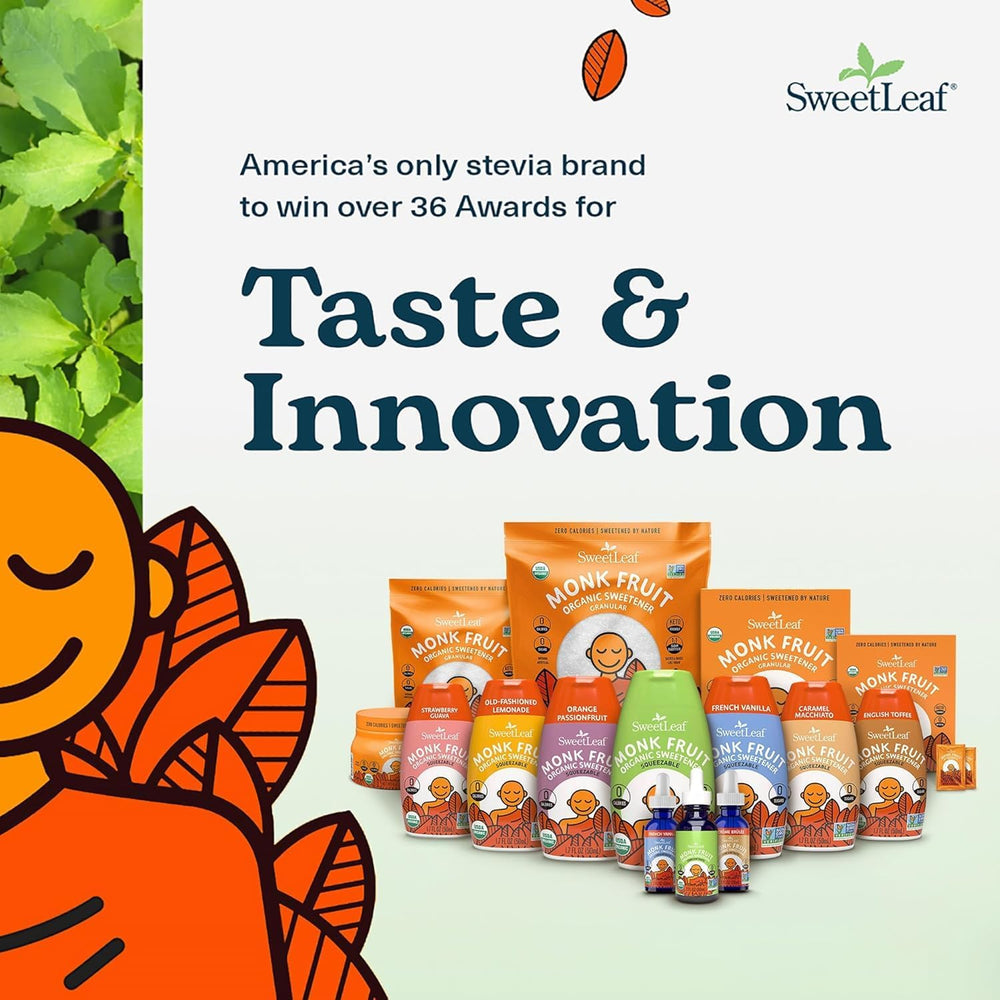 SweetLeaf en mesa de desayuno que evoca estilo de vida saludable