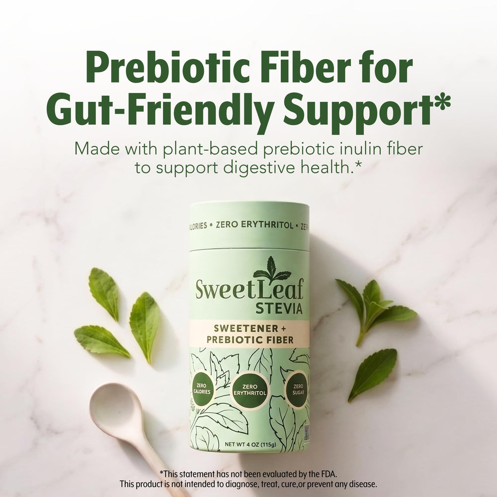 SweetLeaf agregando dulzor a un batido, ideal para bebidas nutritivas