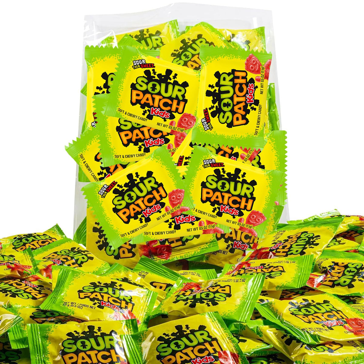 SWEETSIDE CANDY CO. vista frontal del pack 2 lb mostrando porciones individuales y marca