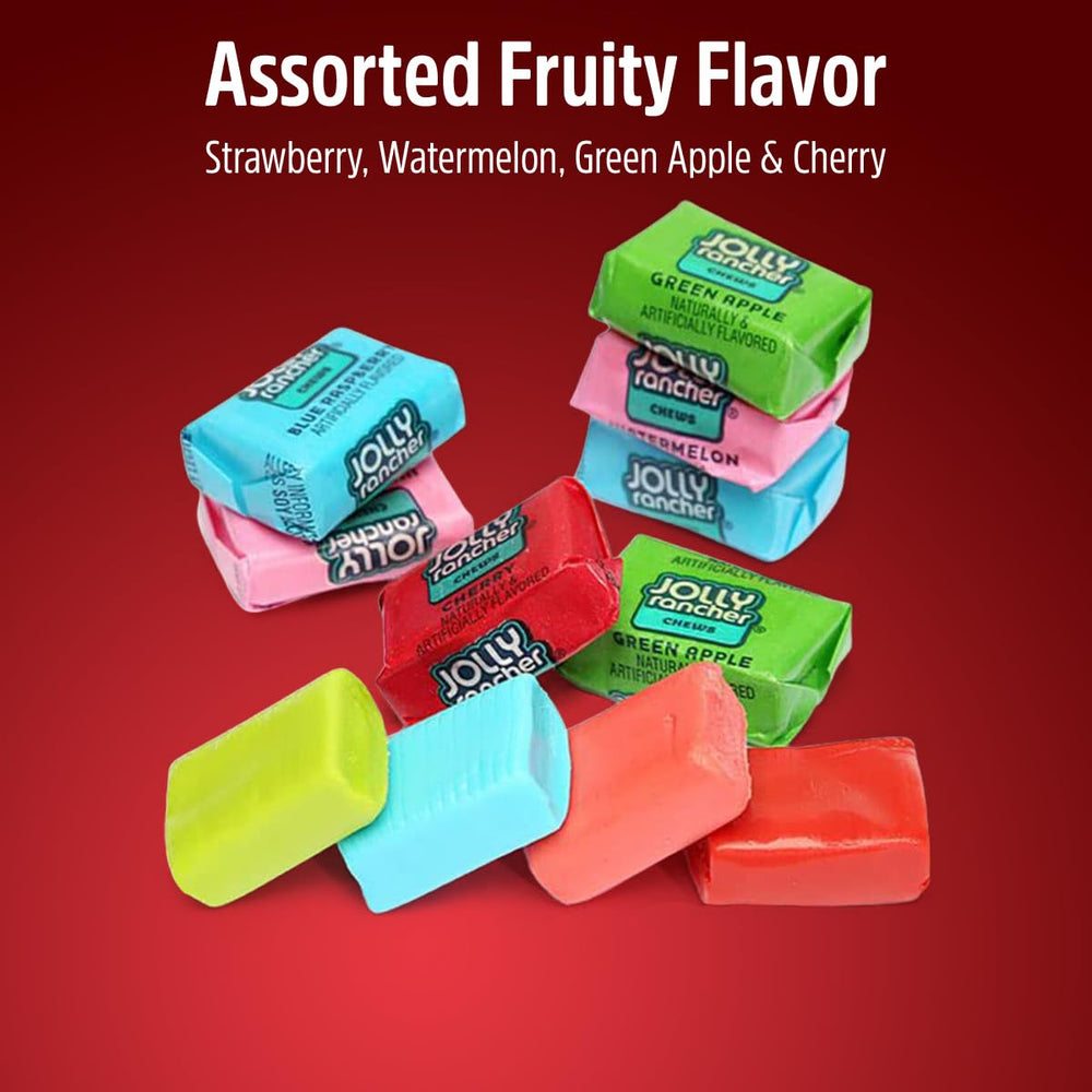 SWEETSIDE CANDY CO. piezas envueltas desplegadas mostrando los cuatro sabores clásicos