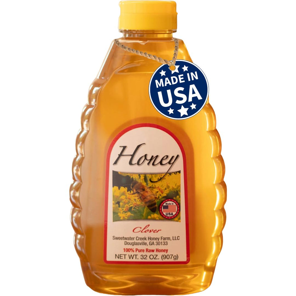 Sweetwater Creek frasco 32oz mostrando etiqueta clara y beneficio natural