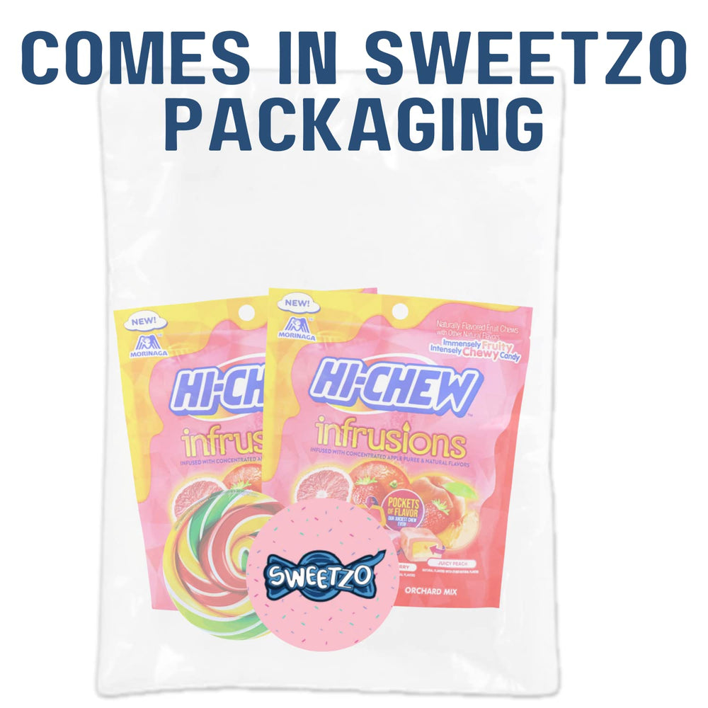 Sweetzo Hi-Chew en mano muestra tamaño práctico y porción