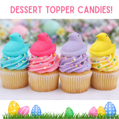 Sweetzo Peeps en canasta de Pascua, ideal para rellenar regalos