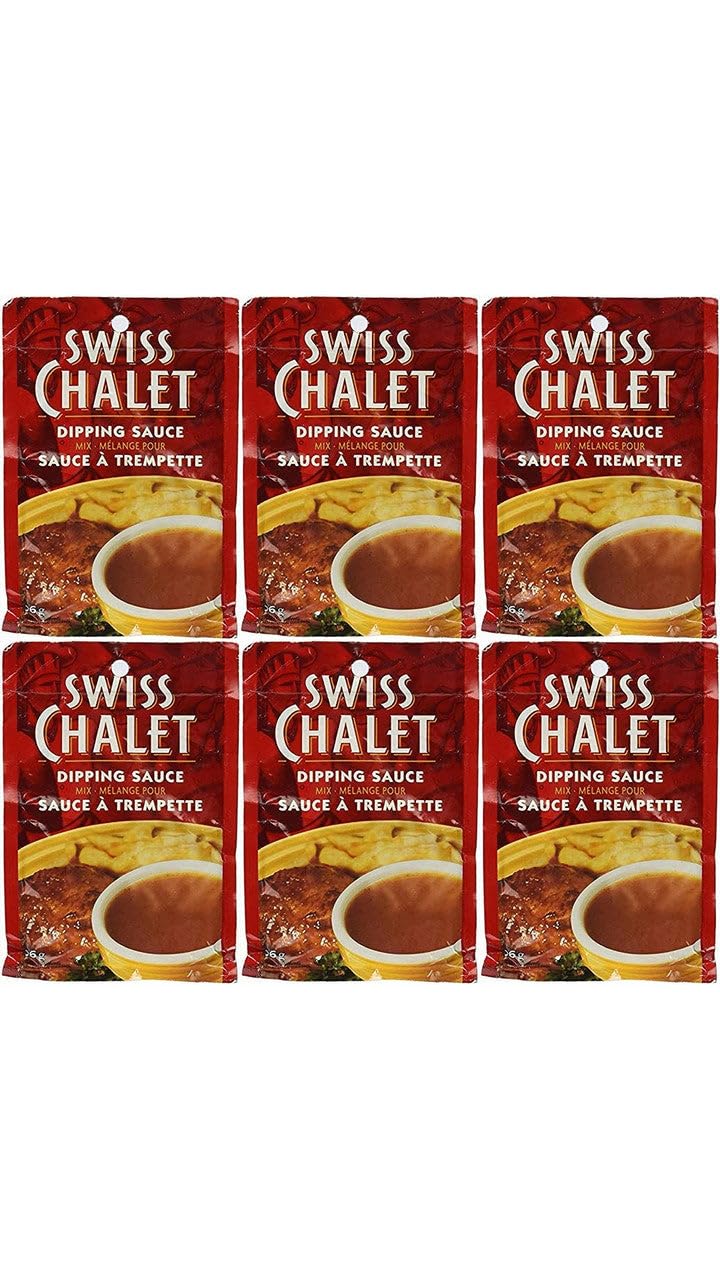 Swiss Chalet frente del empaque con seis sobres listo para almacenar y ahorrar