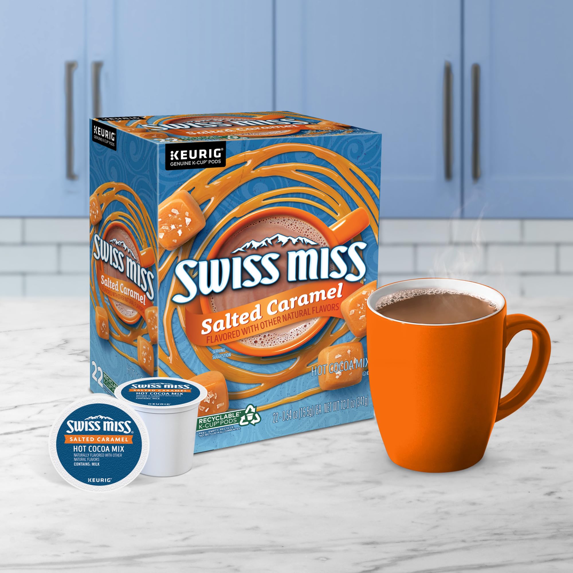 Swiss Miss etiqueta nutricional legible para ver ingredientes y datos