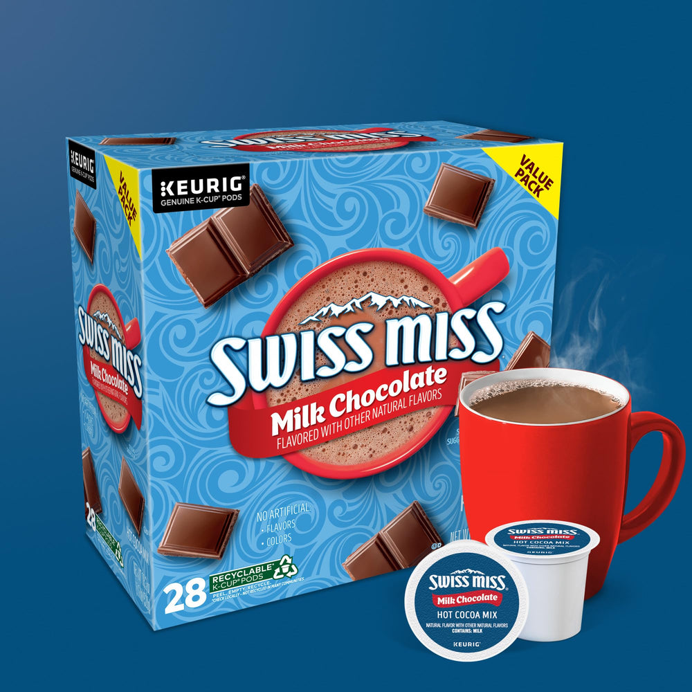 Swiss Miss etiqueta de ingredientes, lectura clara para familias informadas