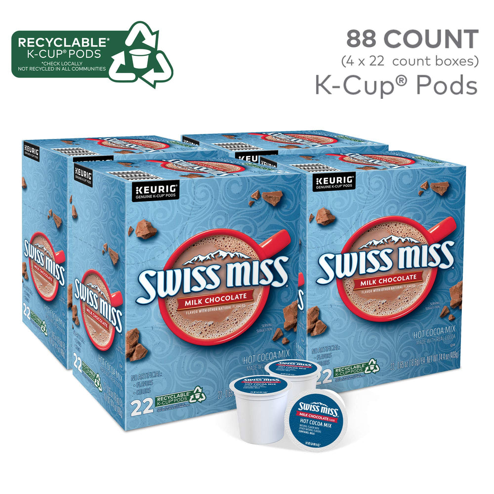 Swiss Miss taza servida cacao cremoso listo para beber