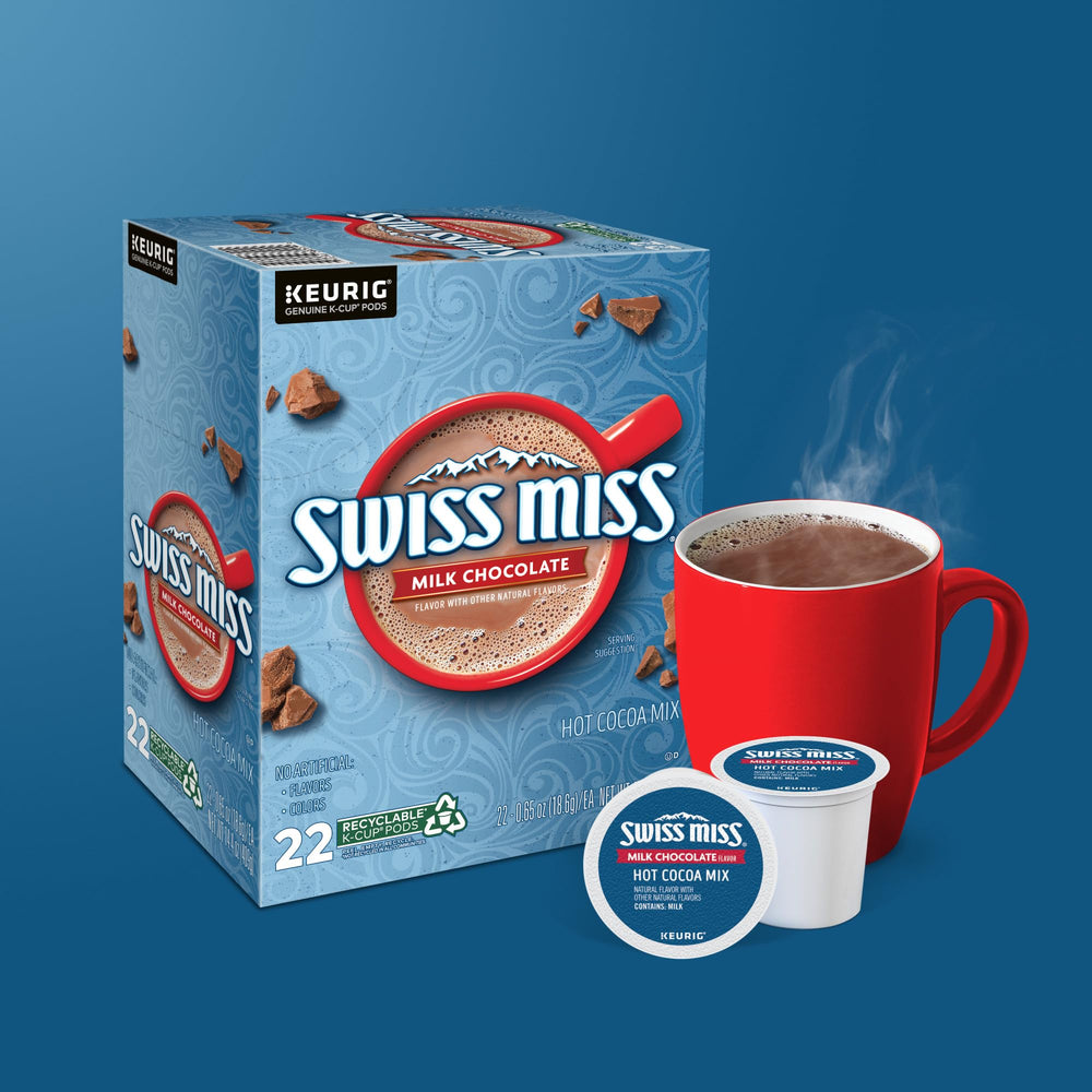 Swiss Miss estación de café en oficina opción reconfortante