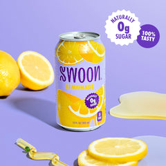 Swoon detalle de burbujas y textura, sabor refrescante