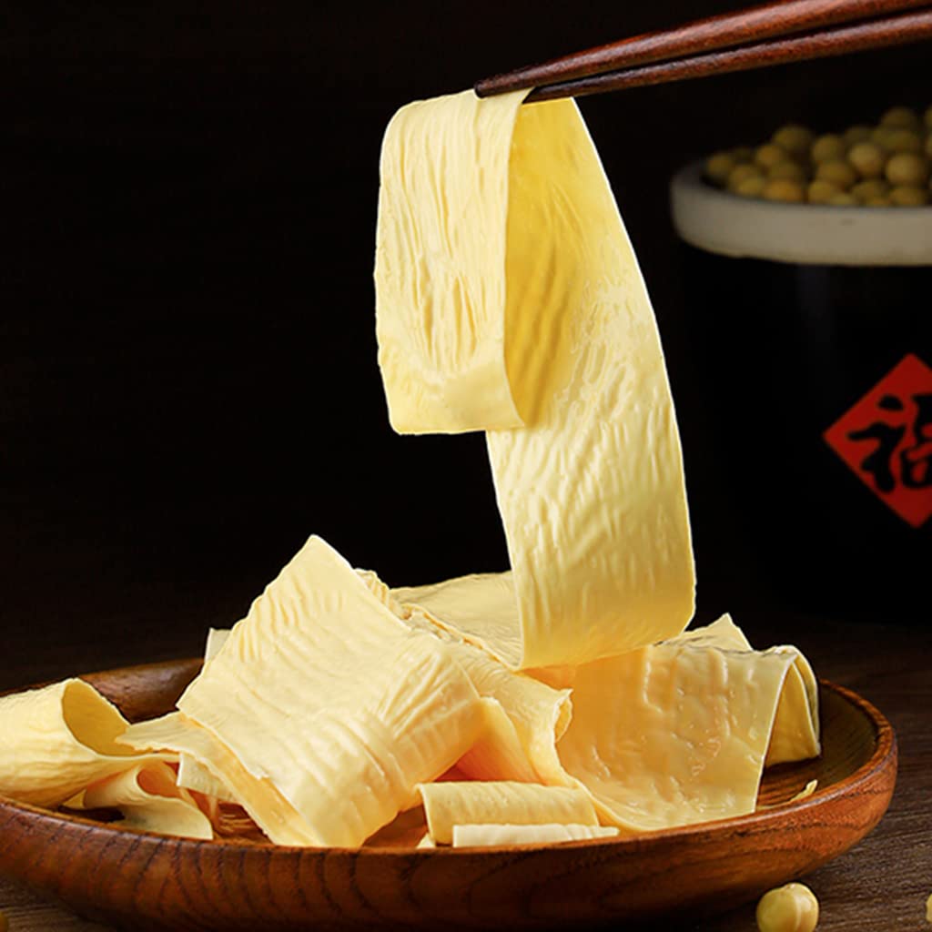 SXET hojas de tofu remojándose en agua, beneficio: hidratación rápida antes de cocinar