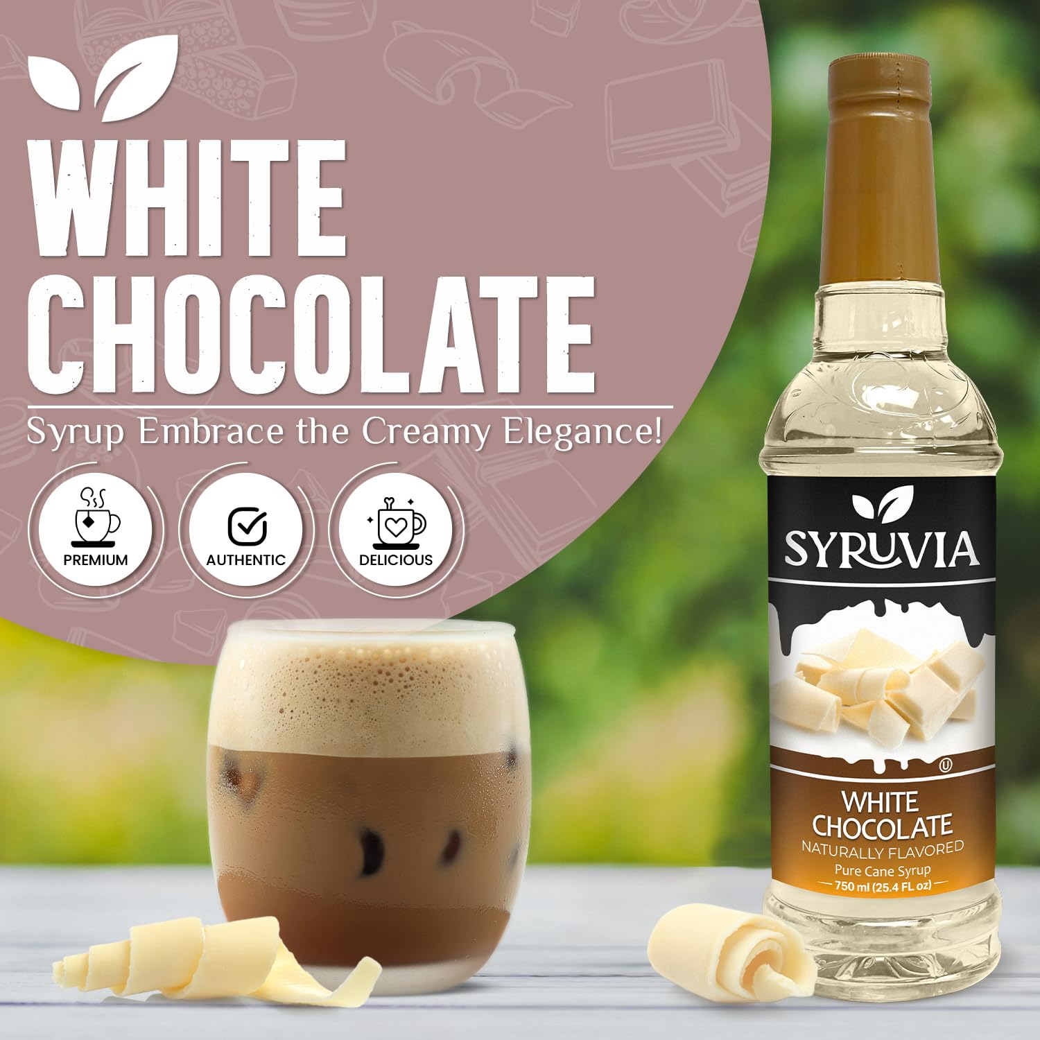 Syruvia pump dosificador en primer plano, dosificación precisa y sin goteos