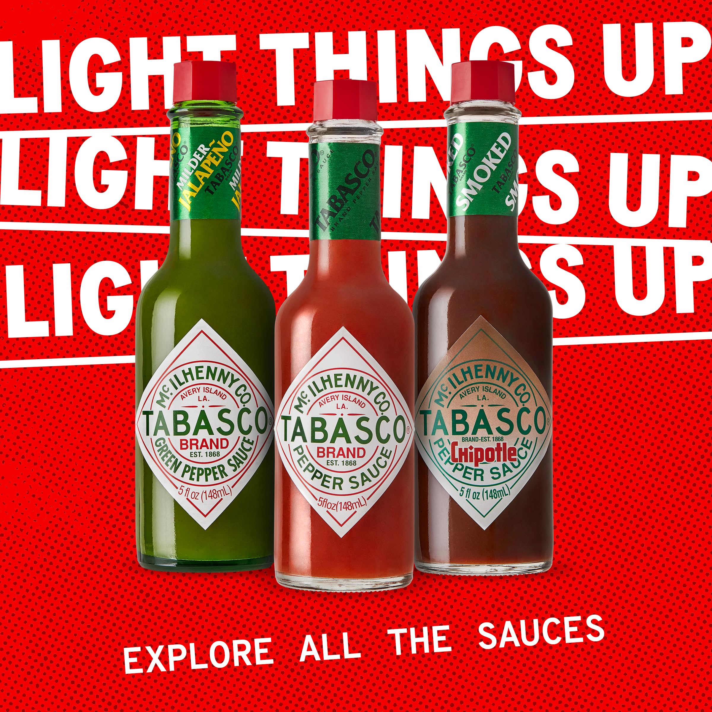 TABASCO jarra en cocina profesional indicando uso continuo y práctico