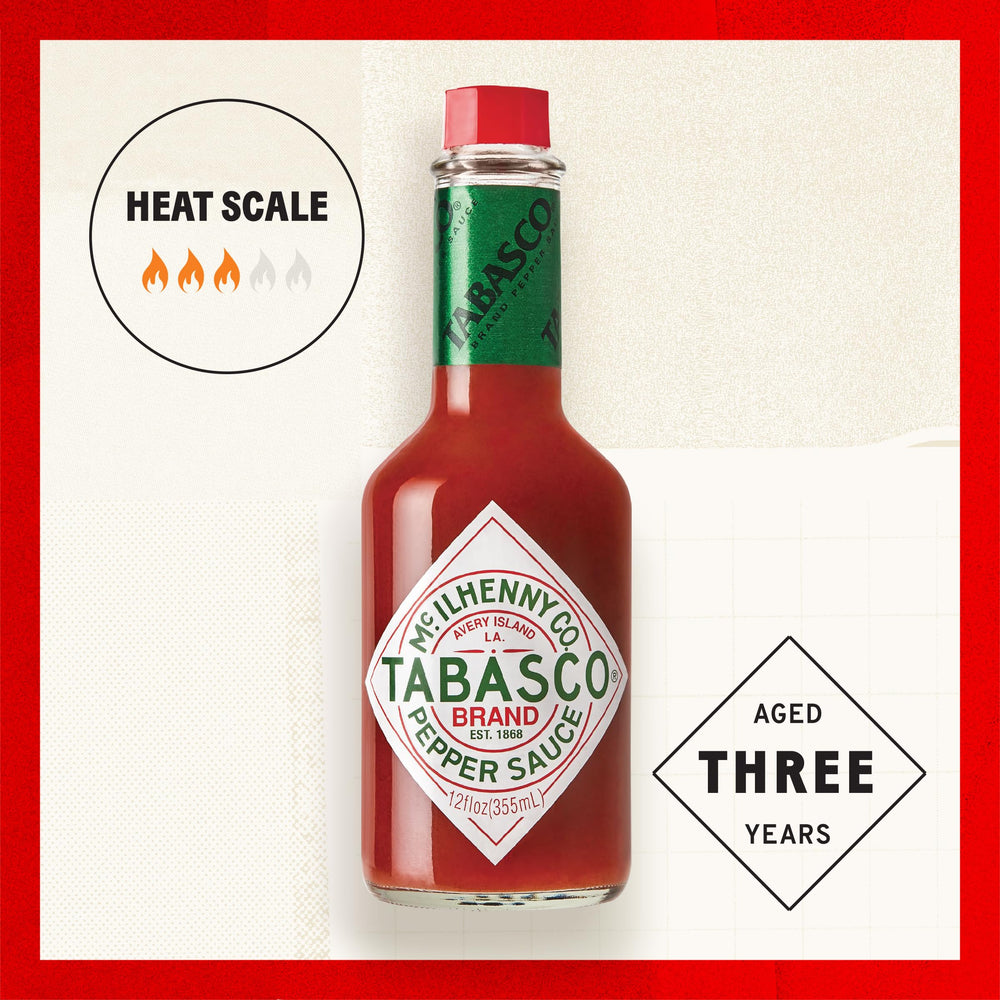 TABASCO vertido sobre tacos mostrando cómo intensifica sabores