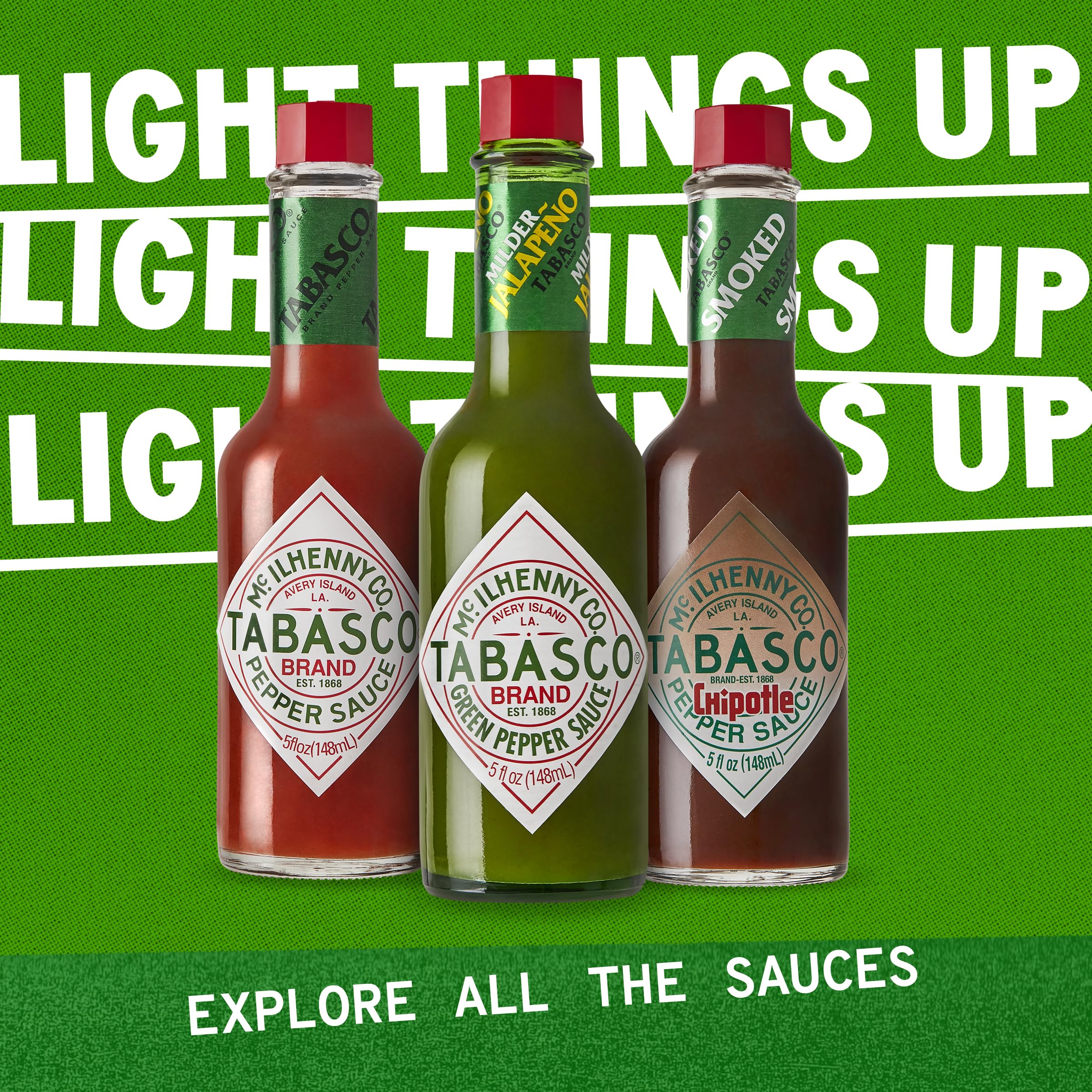 TABASCO paquete de 12 botellas, práctico para restaurantes y eventos