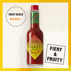 TABASCO tapa y pico dosificador listos para servir con control de cantidad