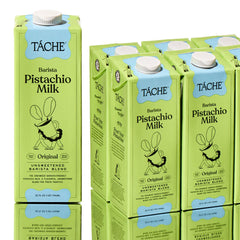 Táche carton frontal mostrando marca y tamaño, ideal para uso barista