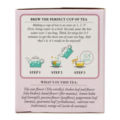 Tadin Seven Blossoms bolsa individual en primer plano, conserva aroma y practicidad
