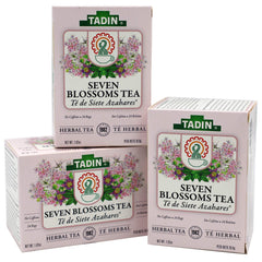 Tadin Seven Blossoms mezcla de hojas y flores seca, revela calidad y textura natural