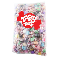 Taffy Town bolsa frontal 5 lb mostrando colores surtidos y fácil servicio