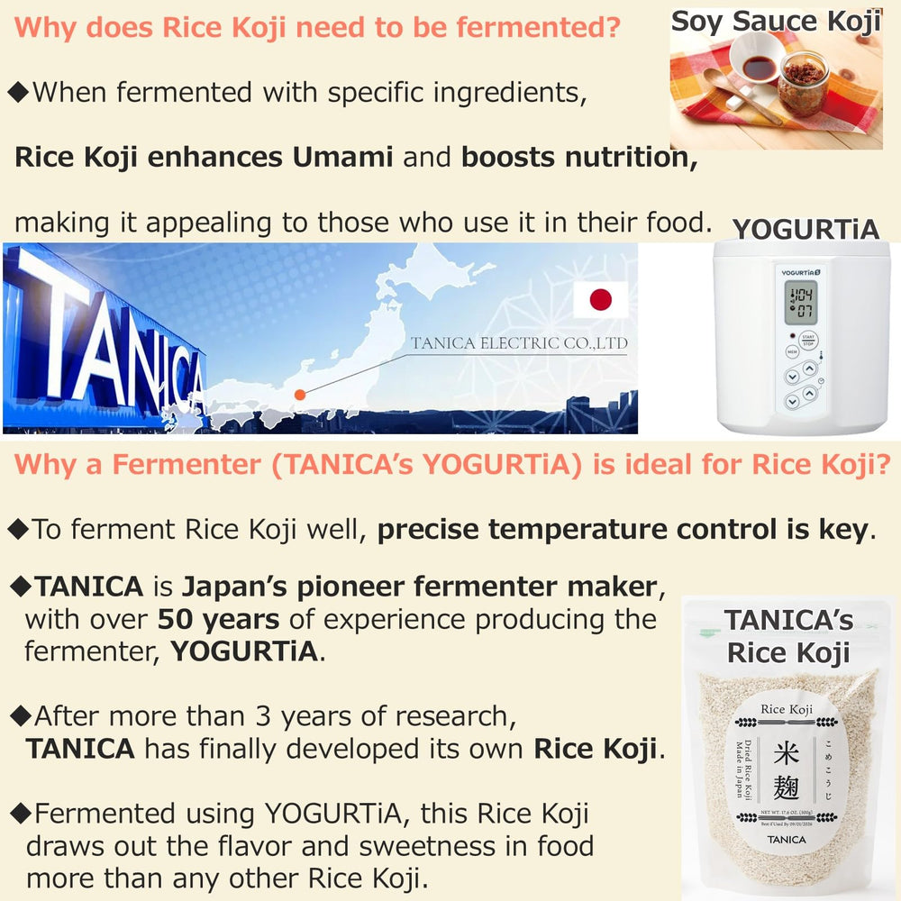 TANICA koji en una yogurtera, fermentación controlada para resultados constantes