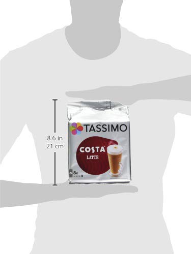 Tassimo latte servido en cocina moderna mostrando comodidad diaria
