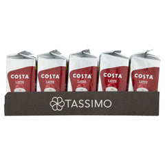 Tassimo espuma de leche sedosa en primer plano para latte cremoso