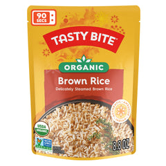 TASTY BITE arroz integral usado en salteado aportando conveniencia