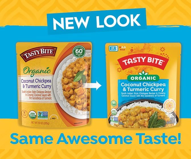TASTY BITE paquete dentro de microondas listo en 60 segundos para comida rápida