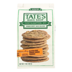 TAOindustry Tate's Bake Shop etiqueta sin gluten clara, seguridad informativa