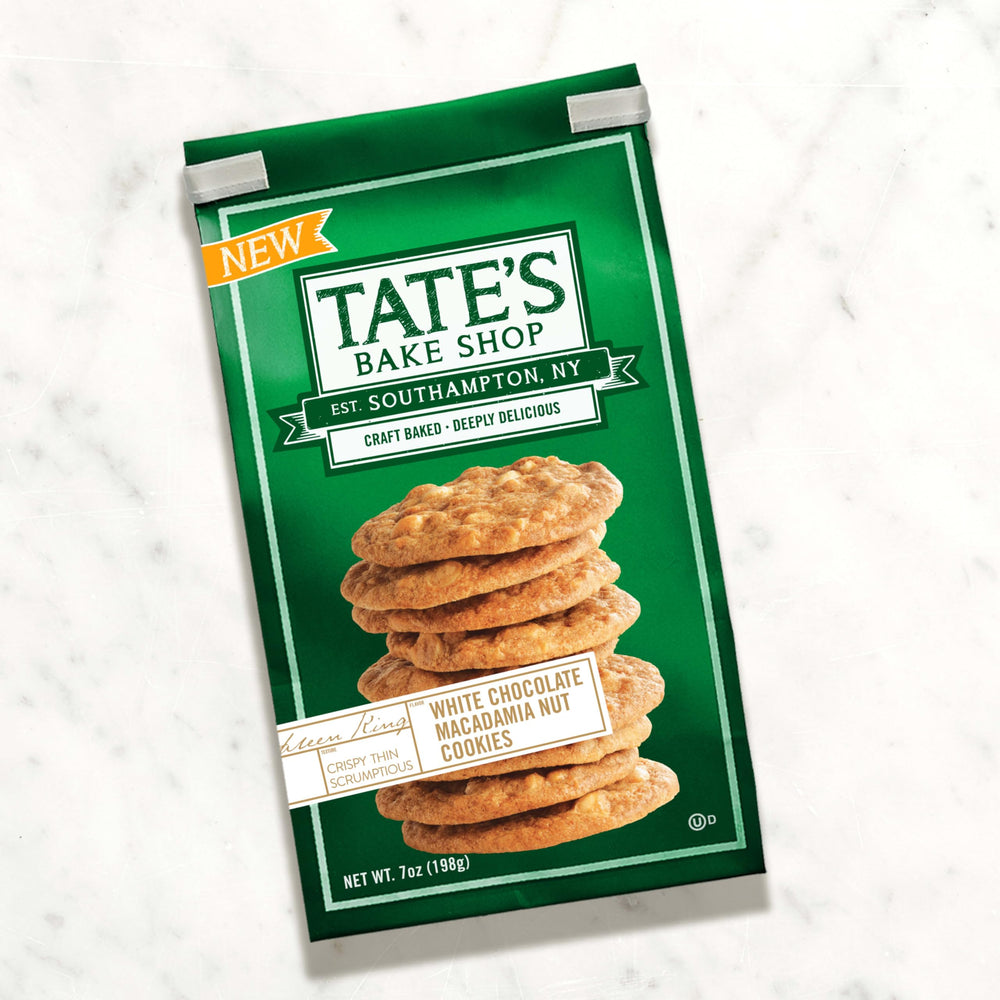 Tate's galletas acompañadas de café y helado para maridar