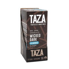Taza Chocolate barra frontal empacada mostrando diseño y beneficio de sabor intenso