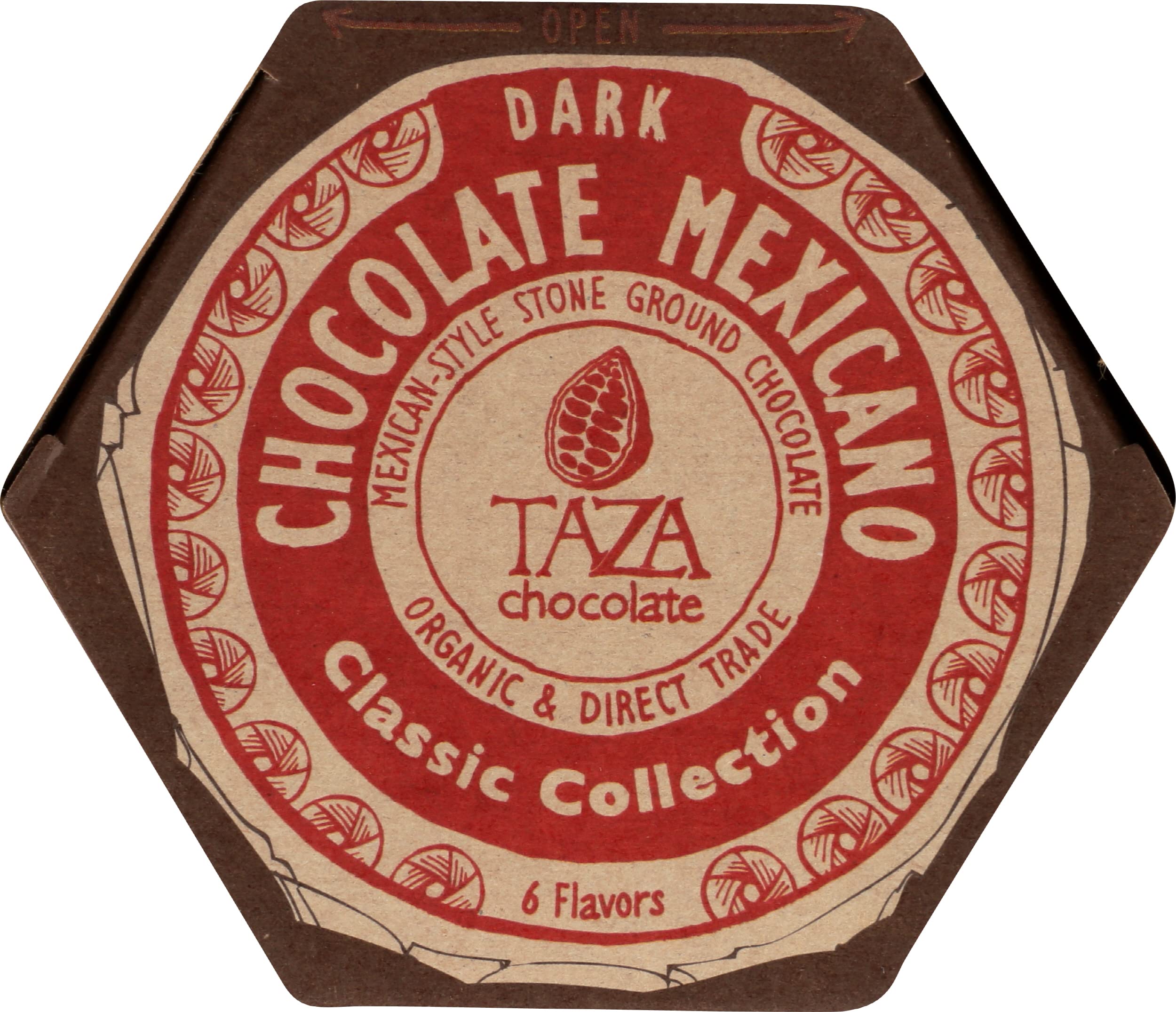 Taza Chocolate disco Almendra Salada detalle, crujiente y sabroso