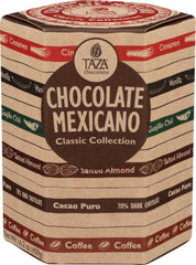 Taza Chocolate pack frontal mostrando seis discos, fácil de compartir