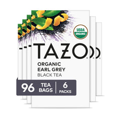 TAZO paquete frontal mostrando las seis cajas y diseño atractivo